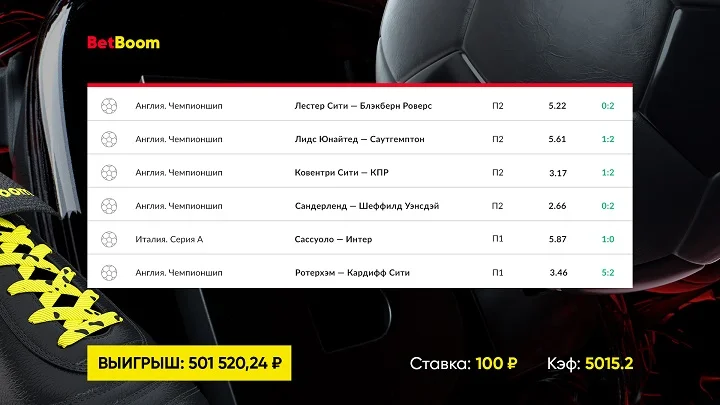 Спасибо VAR: отмененный гол Мартинеса спас экспресс клиента BetBoom на 500 000 рублей Спасибо VAR: отмененный гол Мартинеса спас экспресс клиента BetBoom на 500 000 рублей