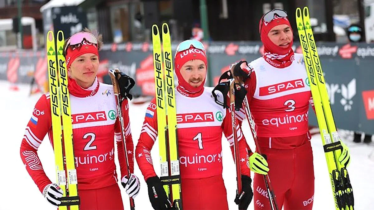 Российские лыжники завоевали золото в эстафете на чемпионате мира среди юниоров