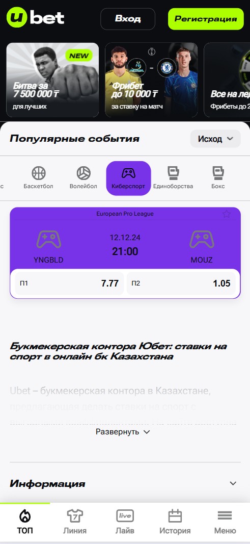 Раздел &amp;amp;amp;quot;Киберспорт&amp;amp;amp;quot;
