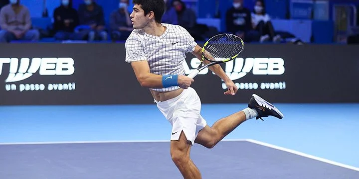 Карлос Алькарас-Гарфия - Себастьян Корда. Прогноз на матч Next Gen ATP Finals (13 ноября 2021 года)
Карлос Алькарас-Гарфия - Себастьян Корда. Прогноз на матч Next Gen ATP Finals (13 ноября 2021 года)