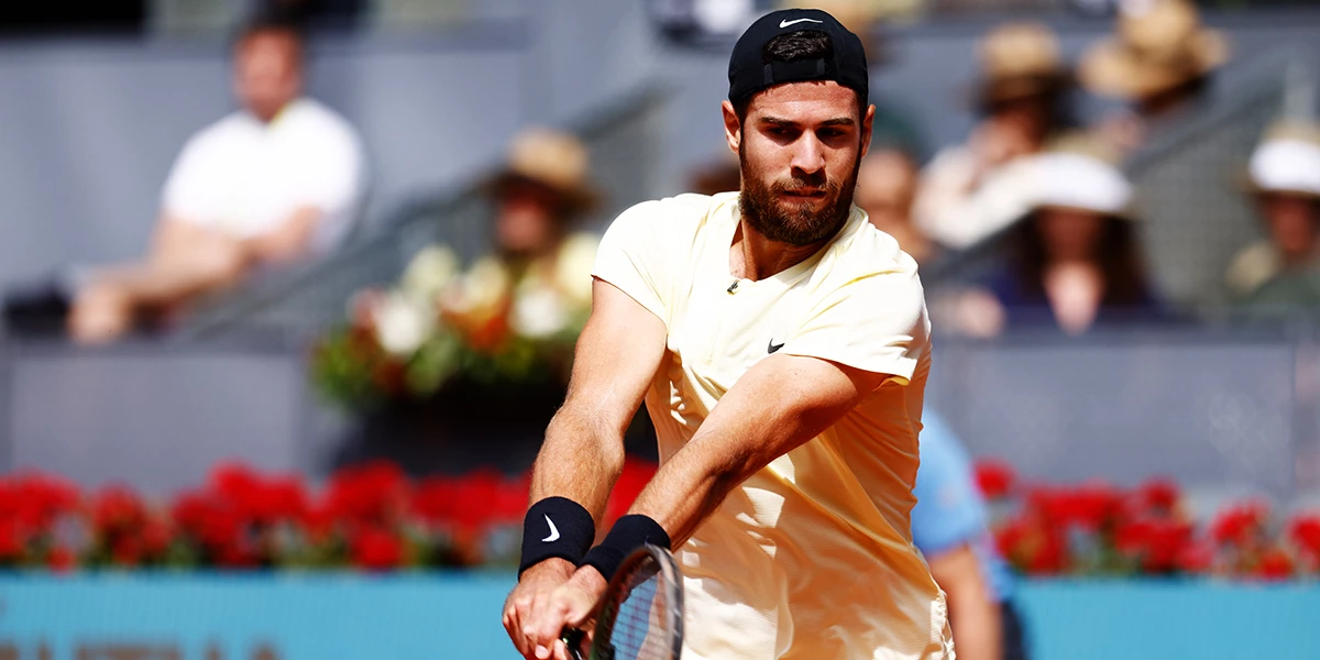 Карен Хачанов — Андрей Рублев. Прогноз на матч ATP Мадрид (2 мая 2023 года)
Карен Хачанов — Андрей Рублев. Прогноз на матч ATP Мадрид (2 мая 2023 года)